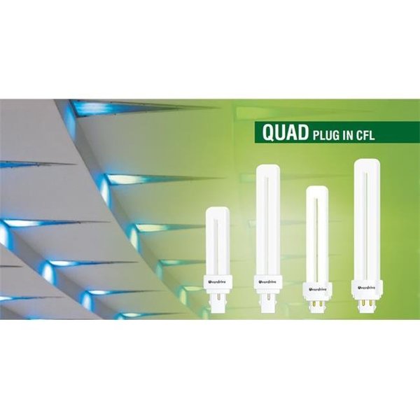 Overdrive Overdrive 26W Quad 4 Pin CFL -3500K - Pack Of 6 101